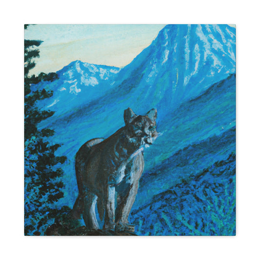 Majestic Mountain Cougar - Canvas