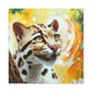 Clouded Leopard Obscured - Canvas