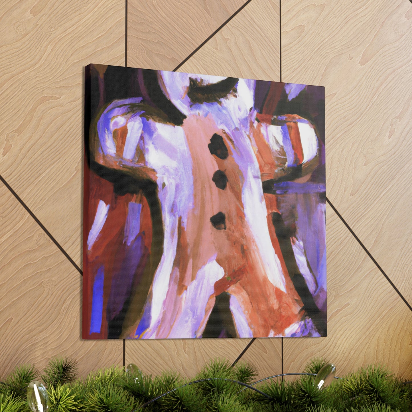 "Gingerbread Man Unleashed" - Canvas