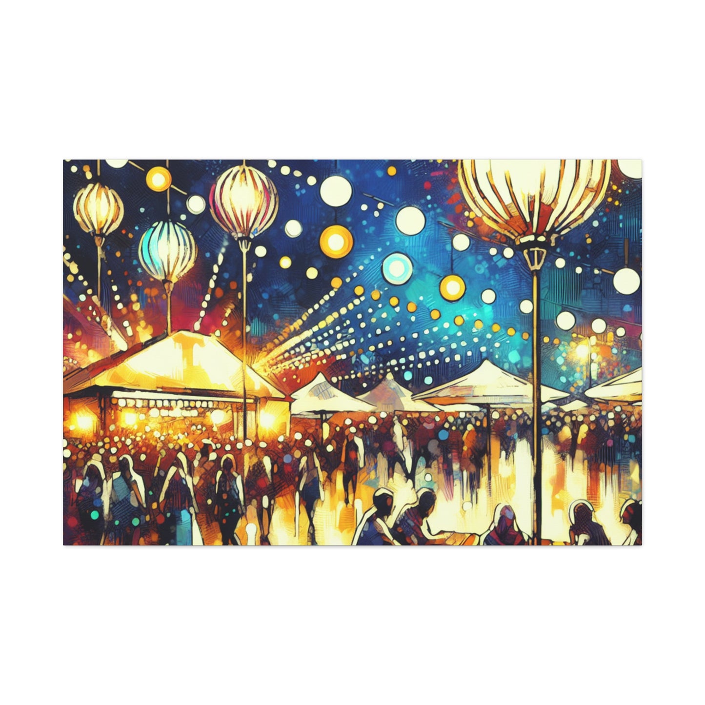 "Celebration of City" - Canvas