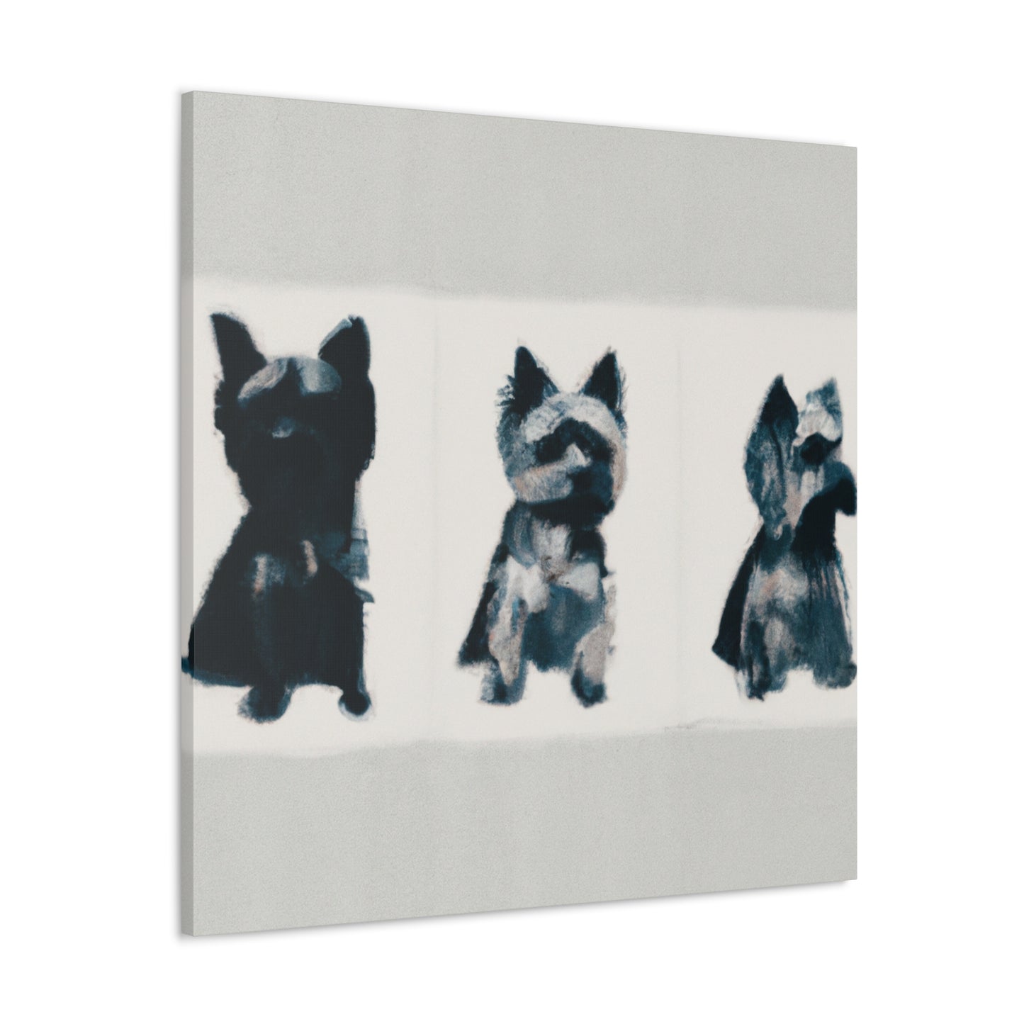 Terrier's Joyful Delight - Canvas