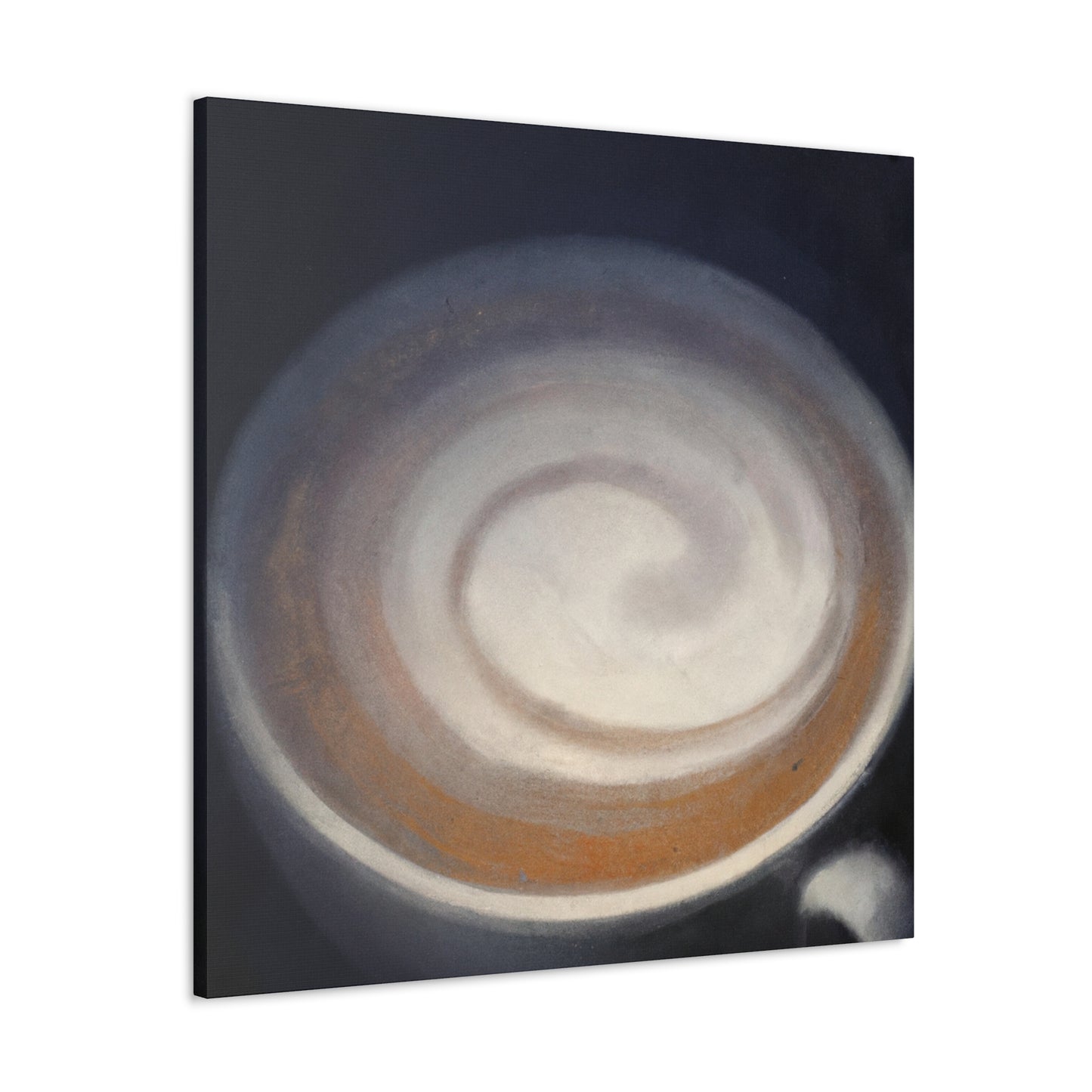 "Brewed Art: Cappuccino" - Canvas