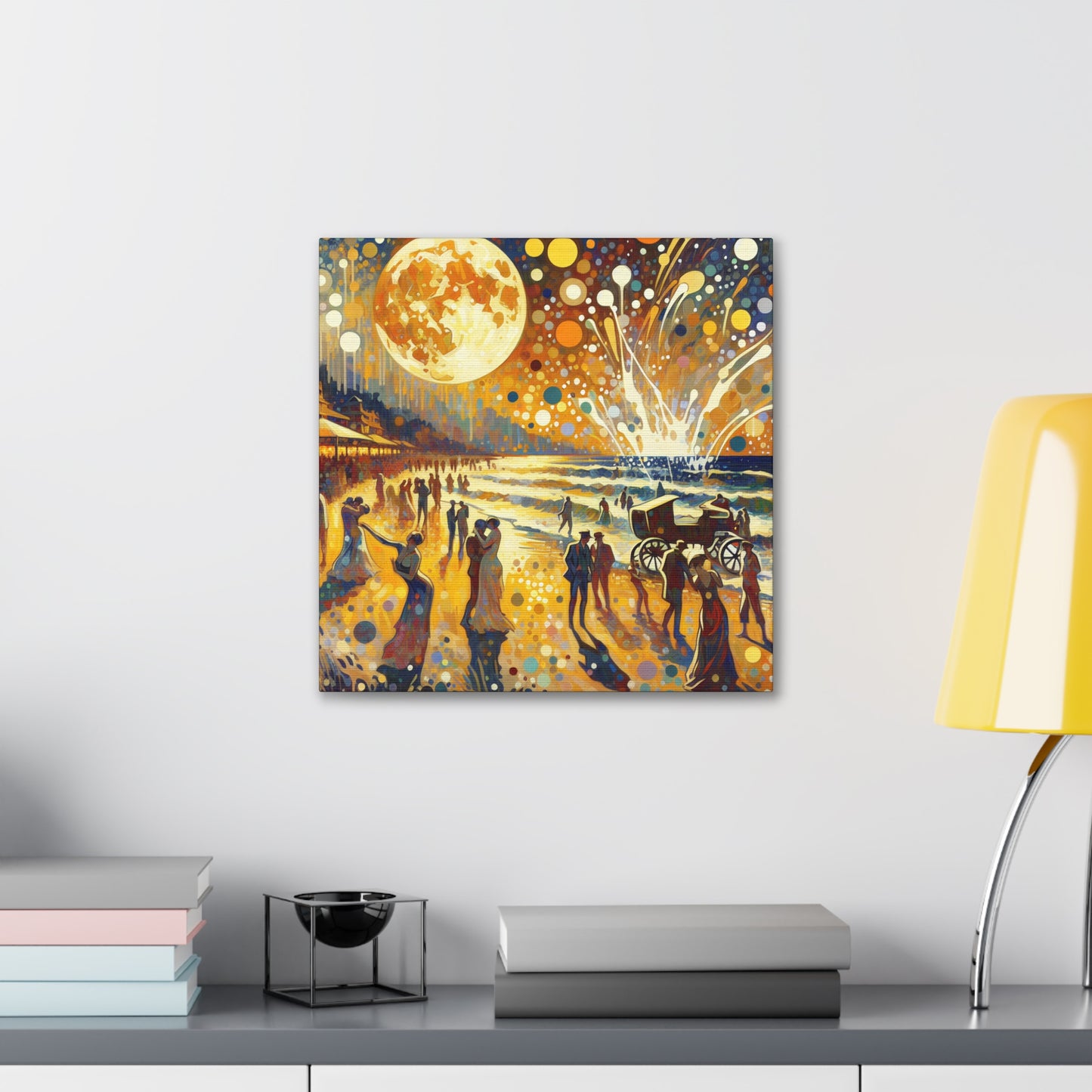 Midnight Seaside Soiree - Canvas