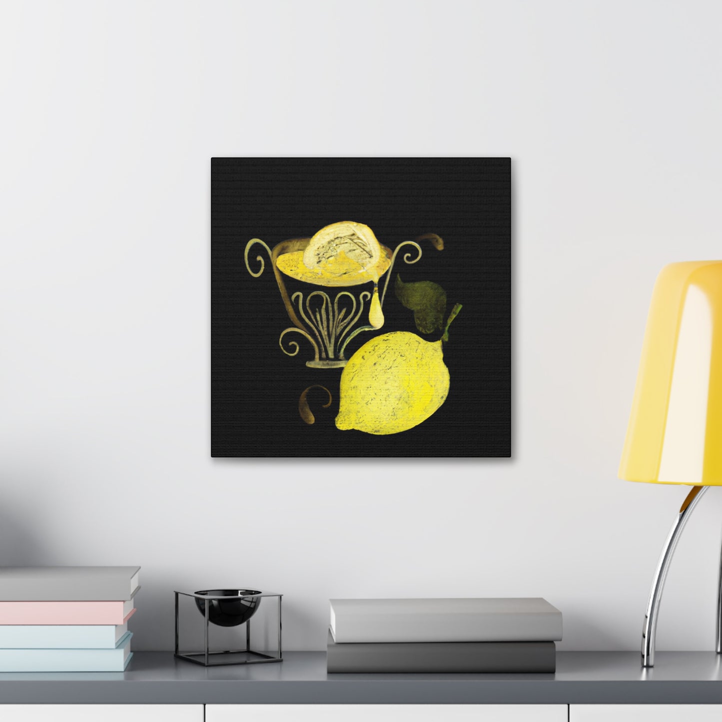 "A Lemon Baroque Delight" - Canvas