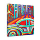 "Car in the Roaring Twenties" - Canvas