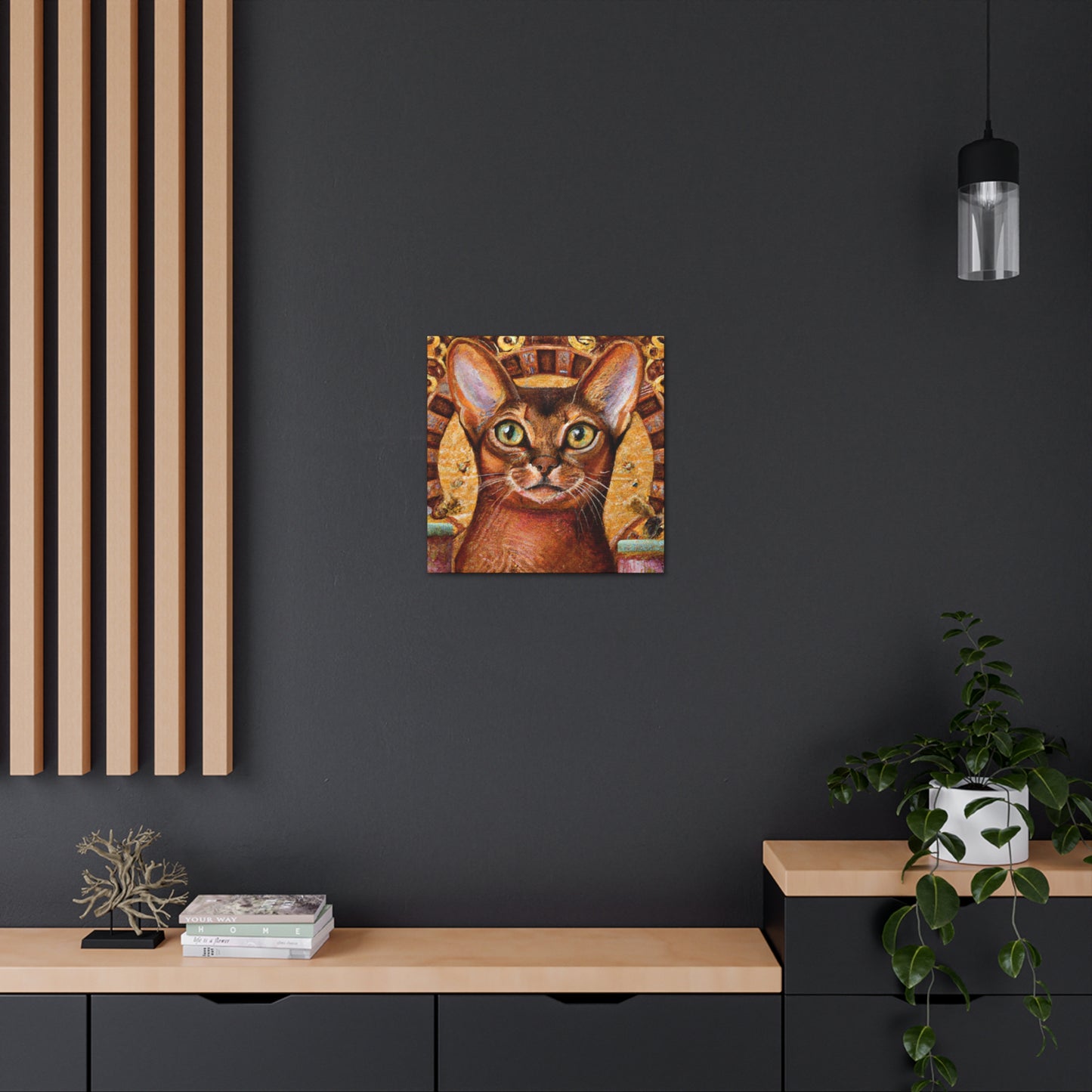 Abyssinian Splendor Scene - Canvas