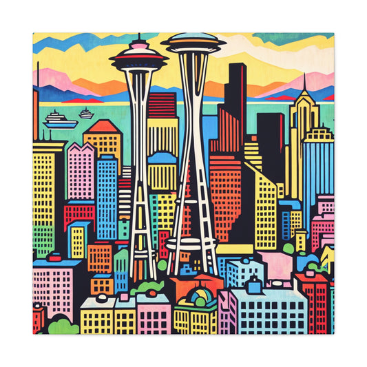 Emerald City Excitement - Canvas