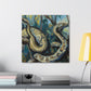 Python in Impressionism - Canvas