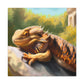 "Bearded Dragon Harmony" - Canvas