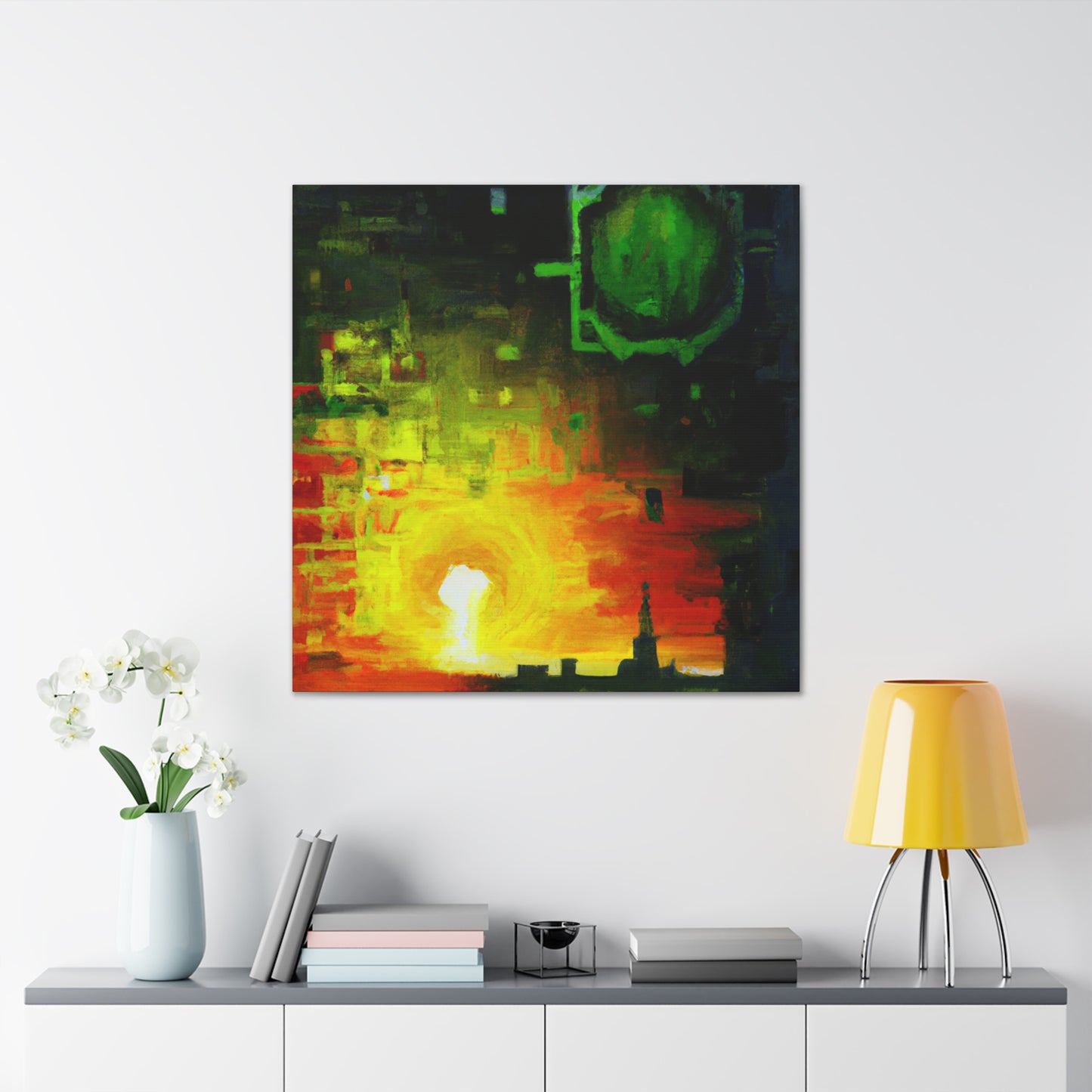 "Futurist Visions Ahead" - Canvas