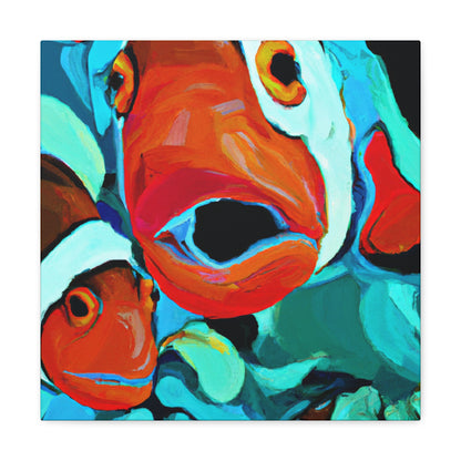 Clownfish Through Expressionism - Canvas