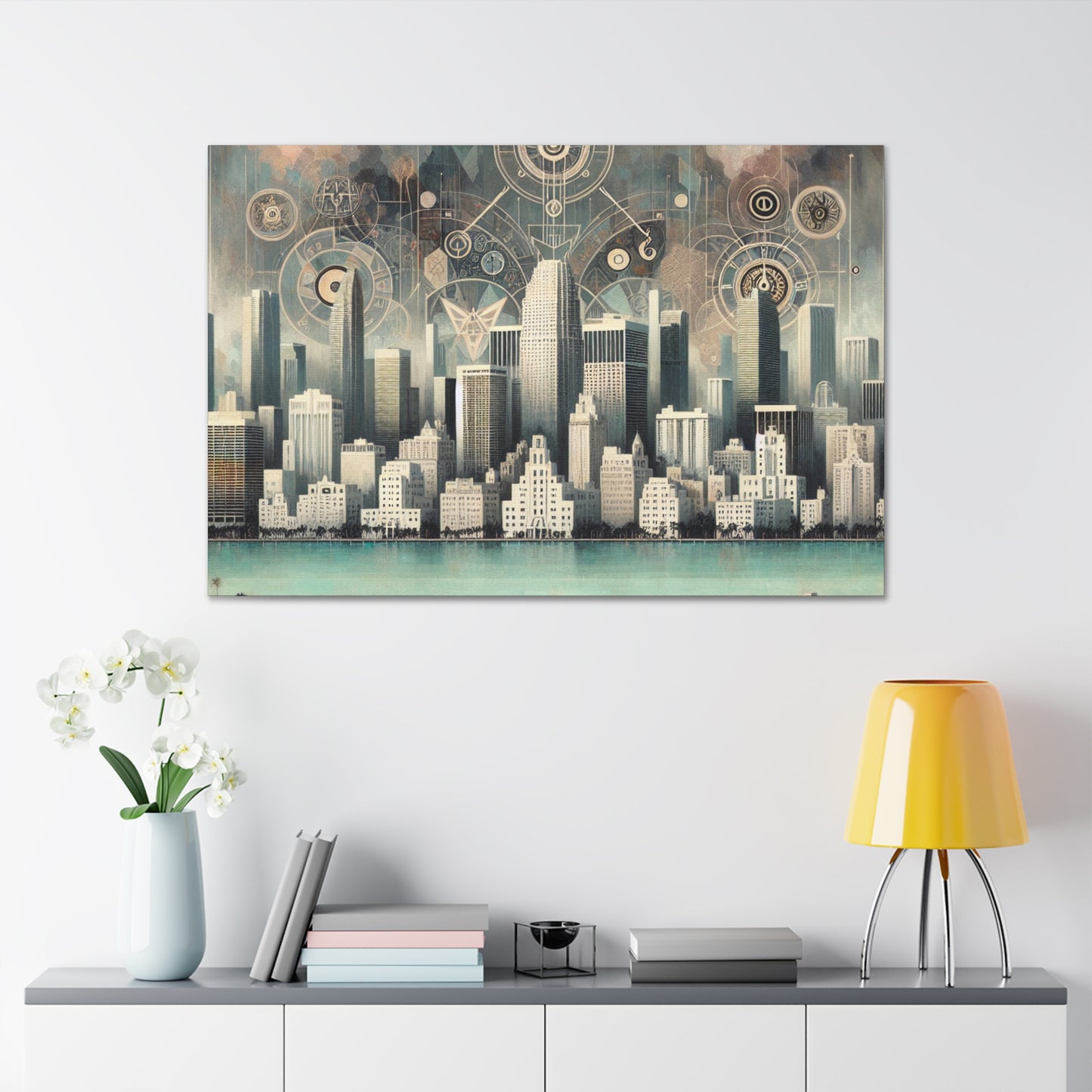 "Sunset Serenade Miami" - Canvas