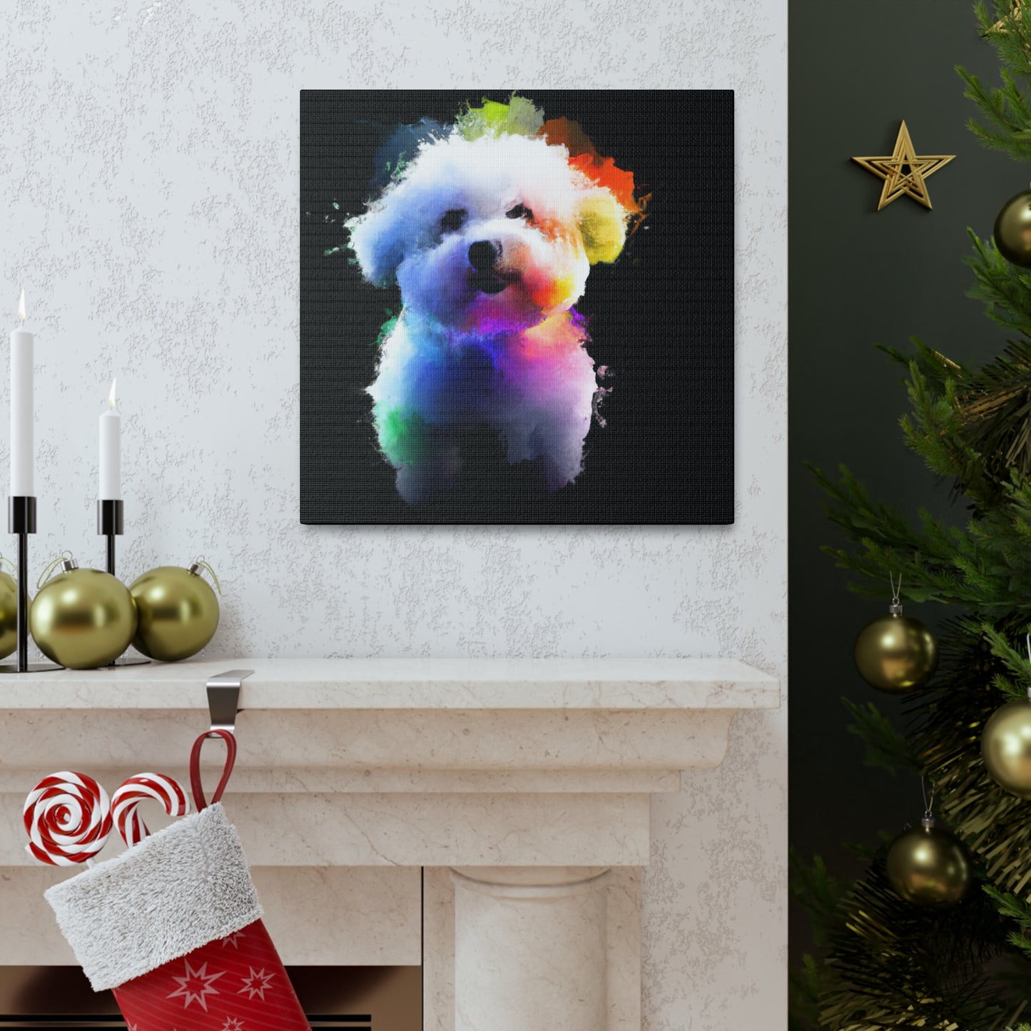 "Proud Bichon Frise" - Canvas