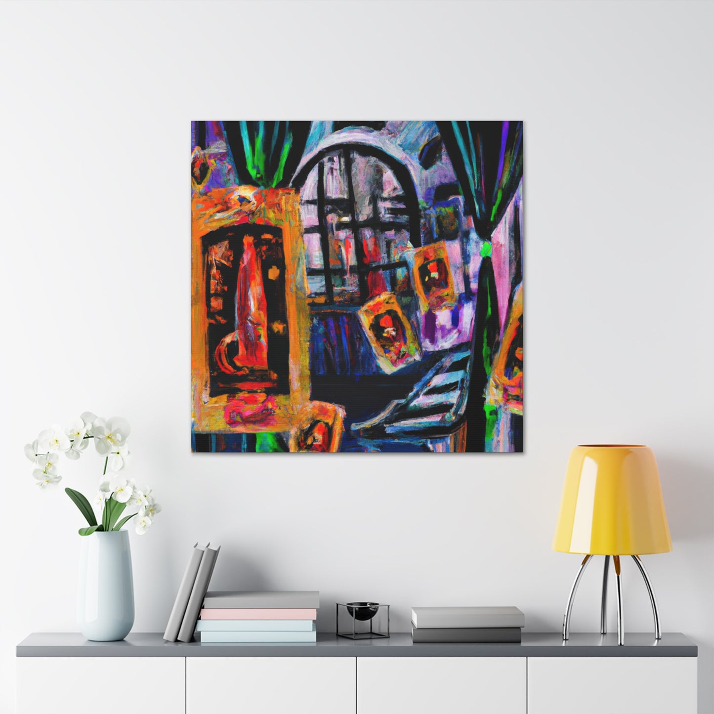 "Cinematic Surreal Flux" - Canvas