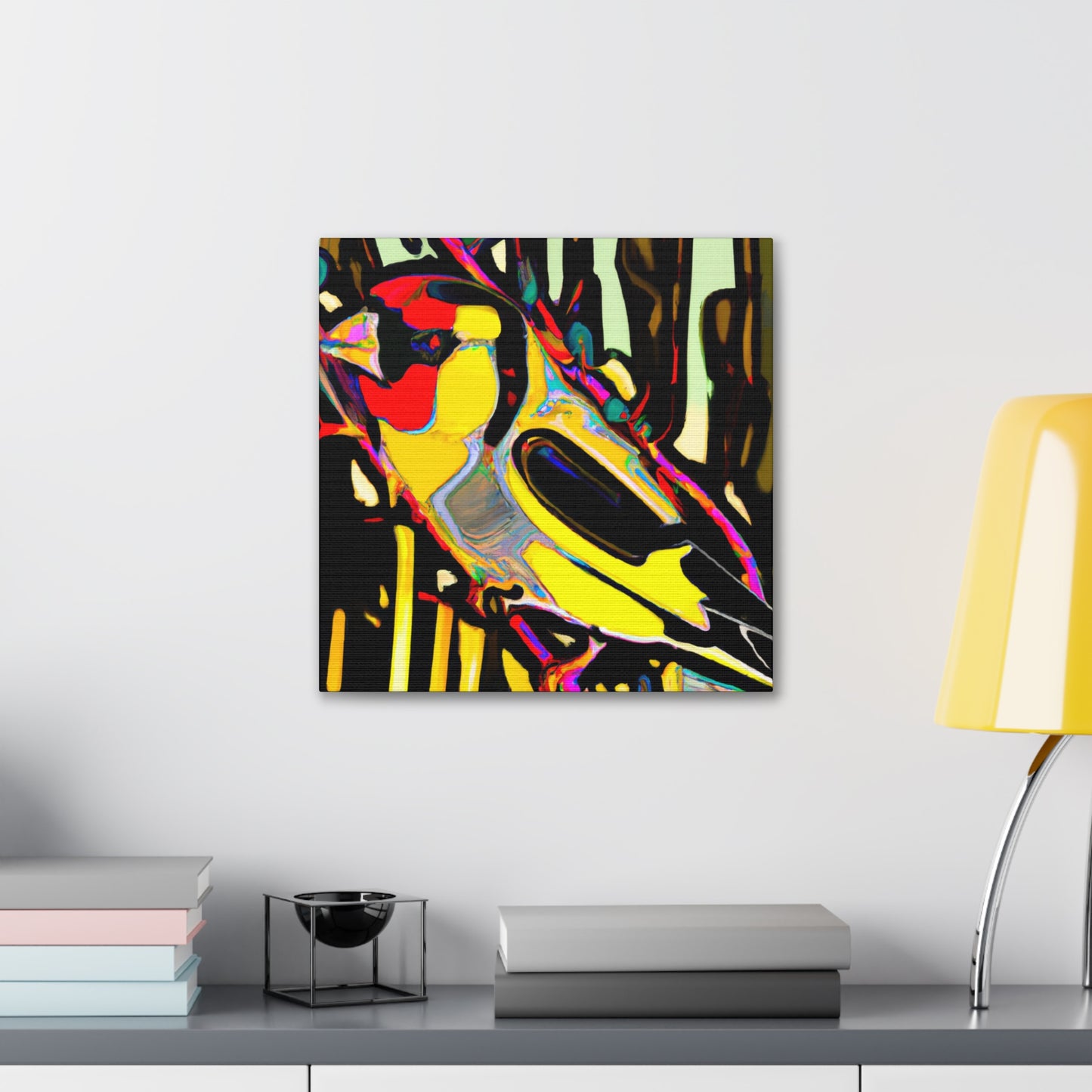 "American Goldfinch Flight" - Canvas