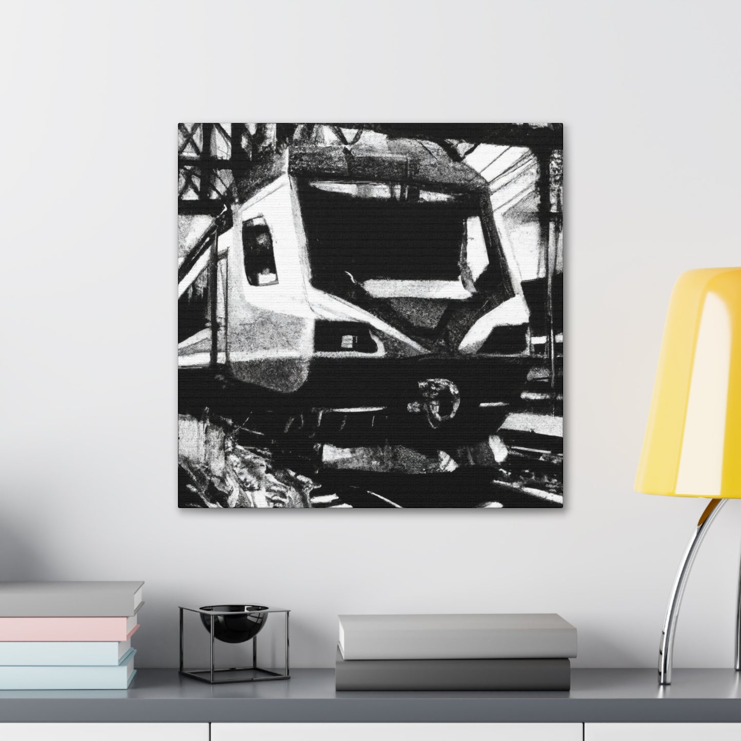 Train in Transition. - Canvas