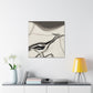 Roadrunner in Flight. - Canvas