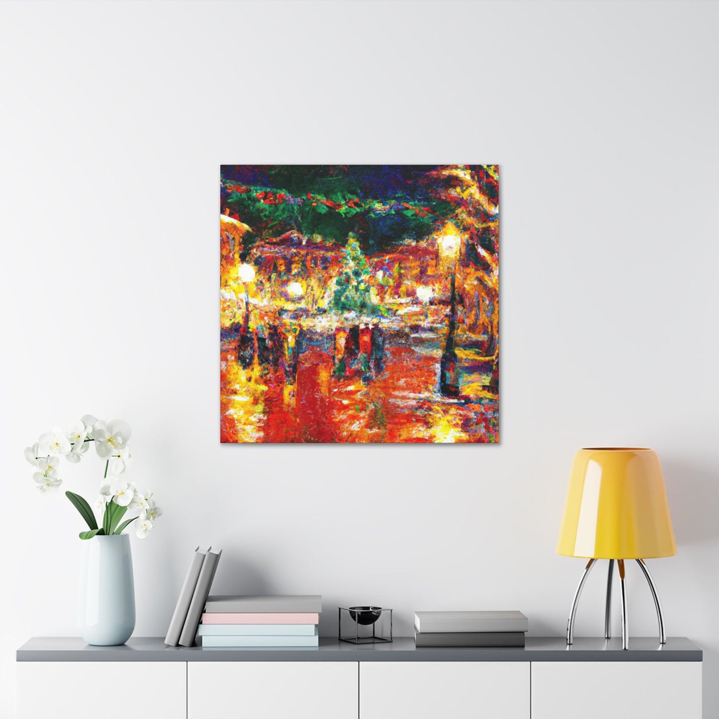 Urban Cityscape Splendor - Canvas