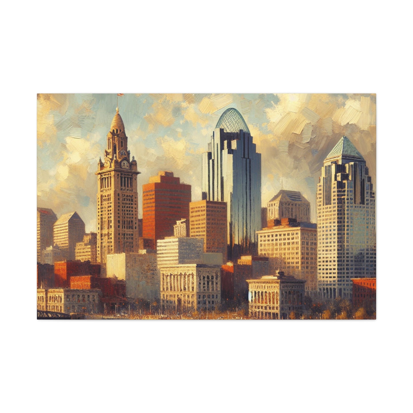 "Cincinnati's Colorful Canvas" - Canvas