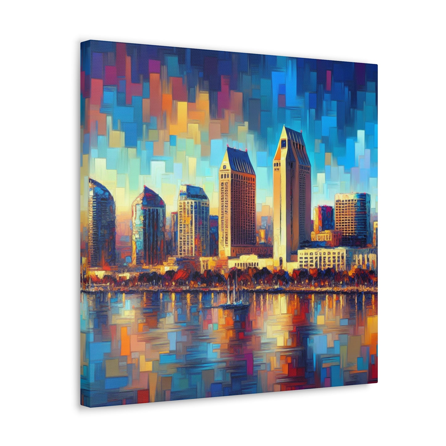 "Vibrant Coastal Dream" - Canvas