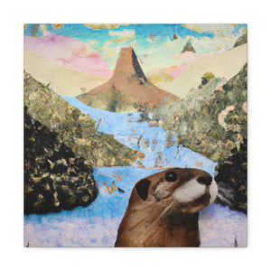 Otter in Dreamscapes - Canvas