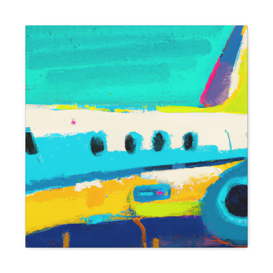 Vintage Airplane Flight - Canvas