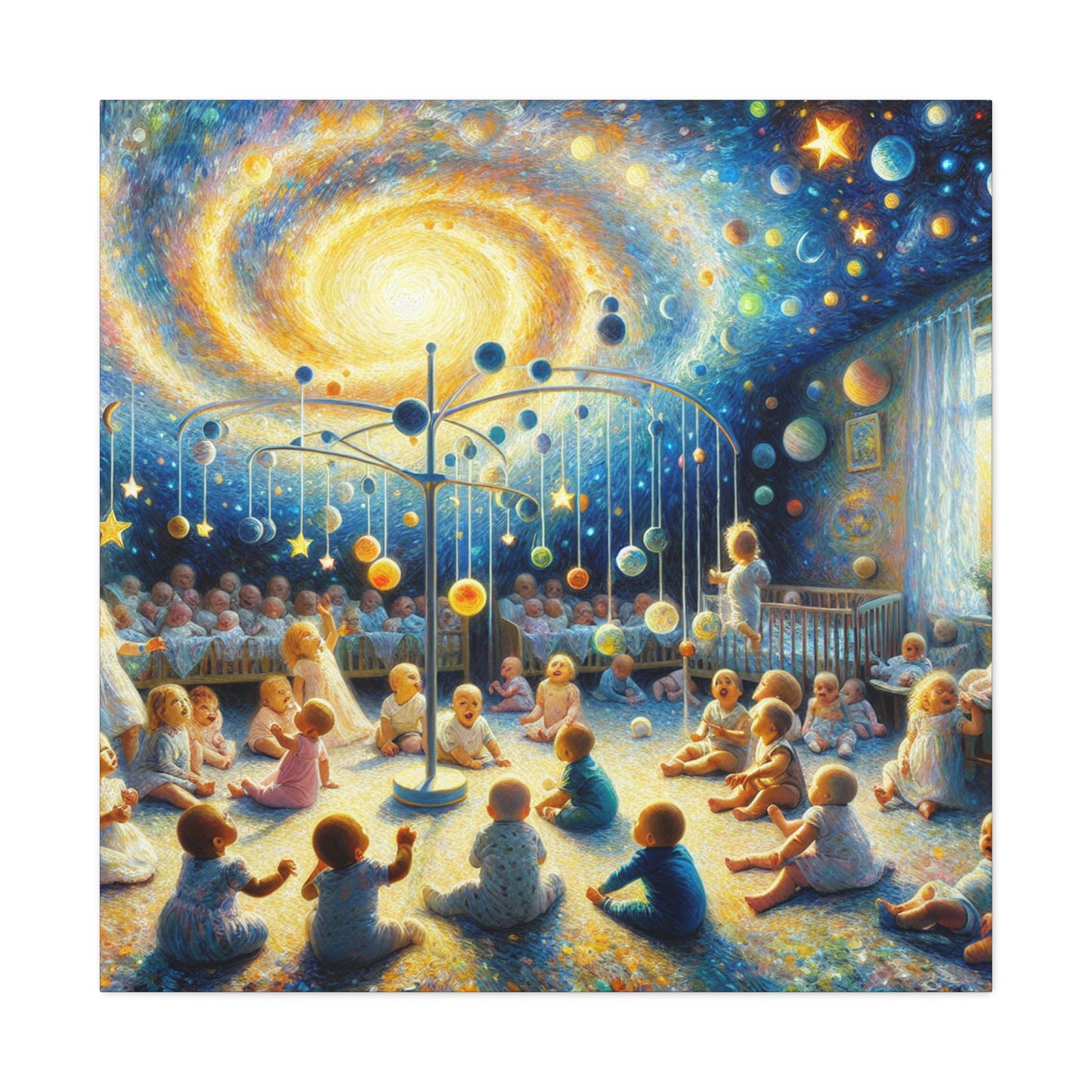 Starry Celestial Reverie - Canvas