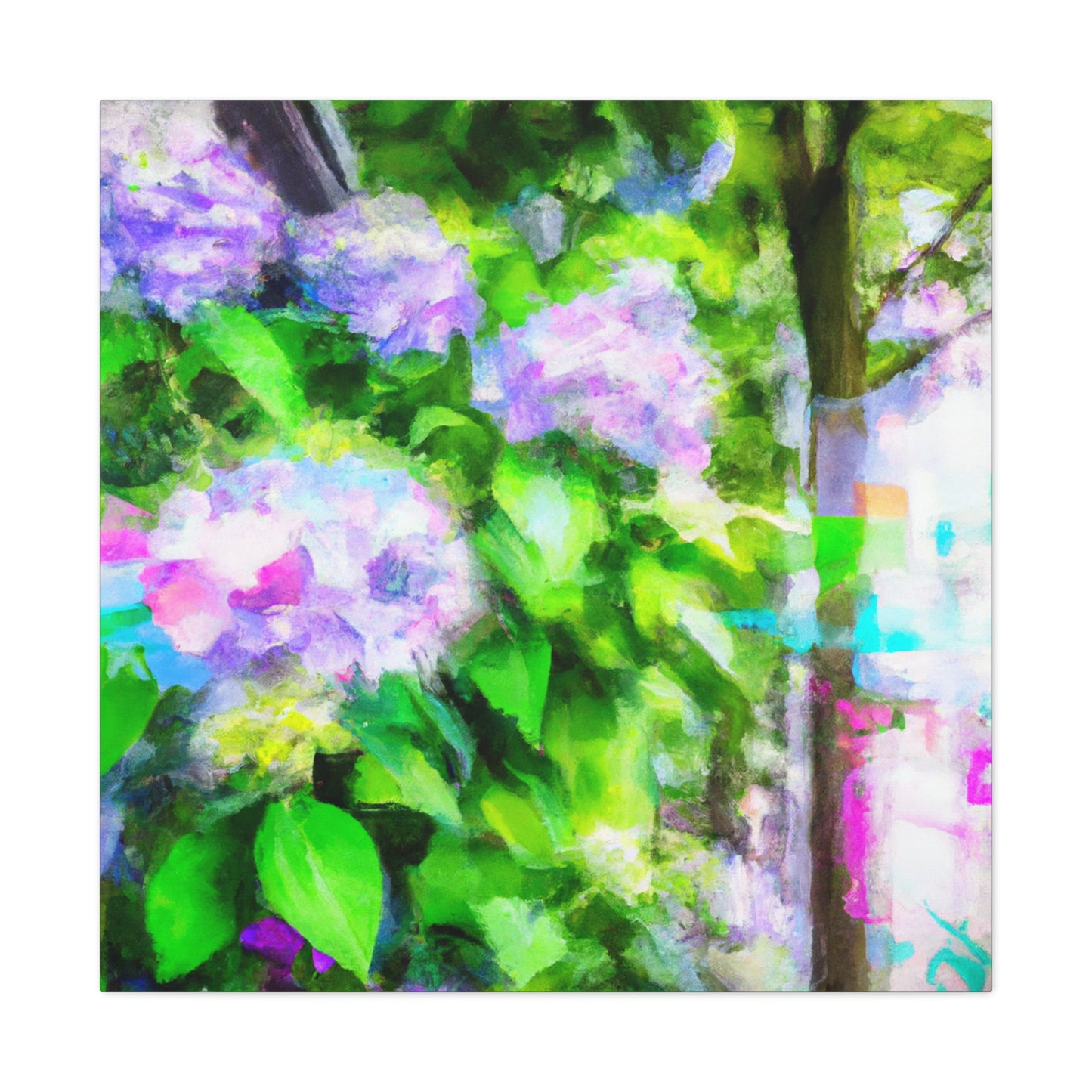 "Hydrangea in Bloom". - Canvas