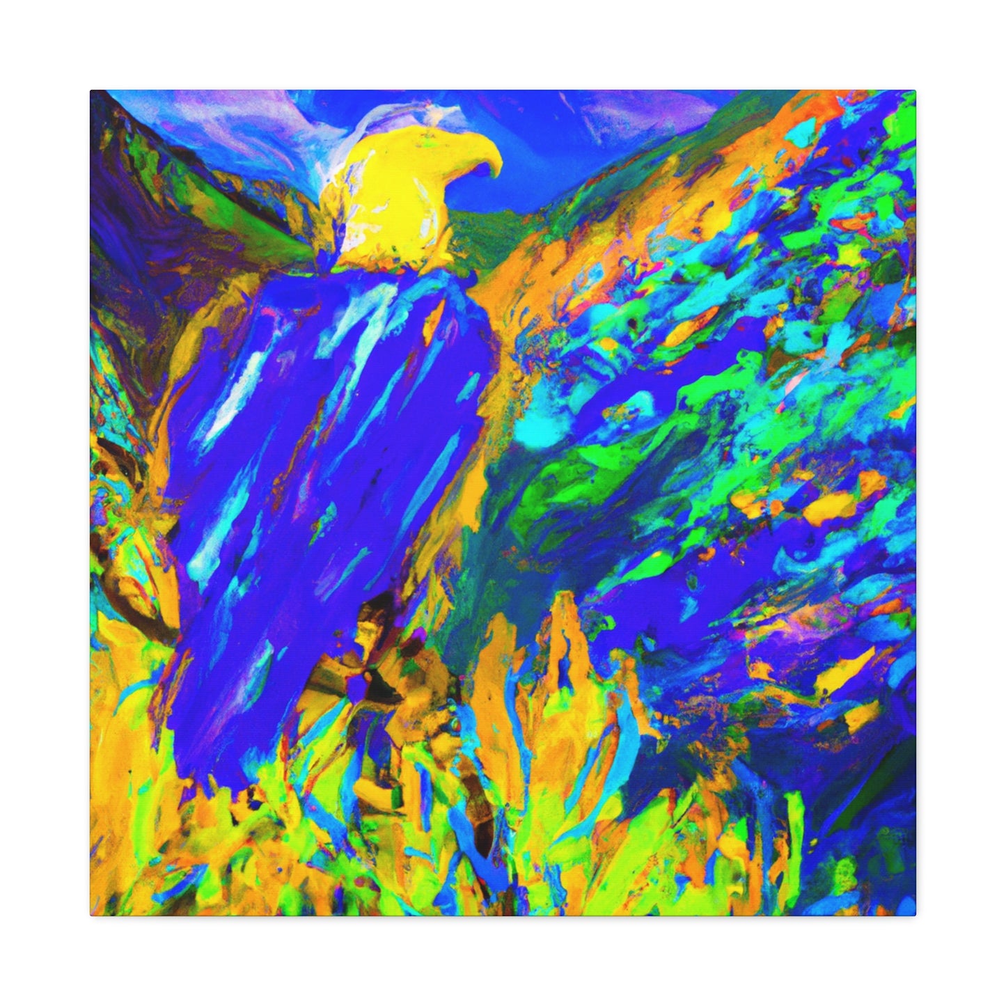 Bold Eagle Impressionism - Canvas