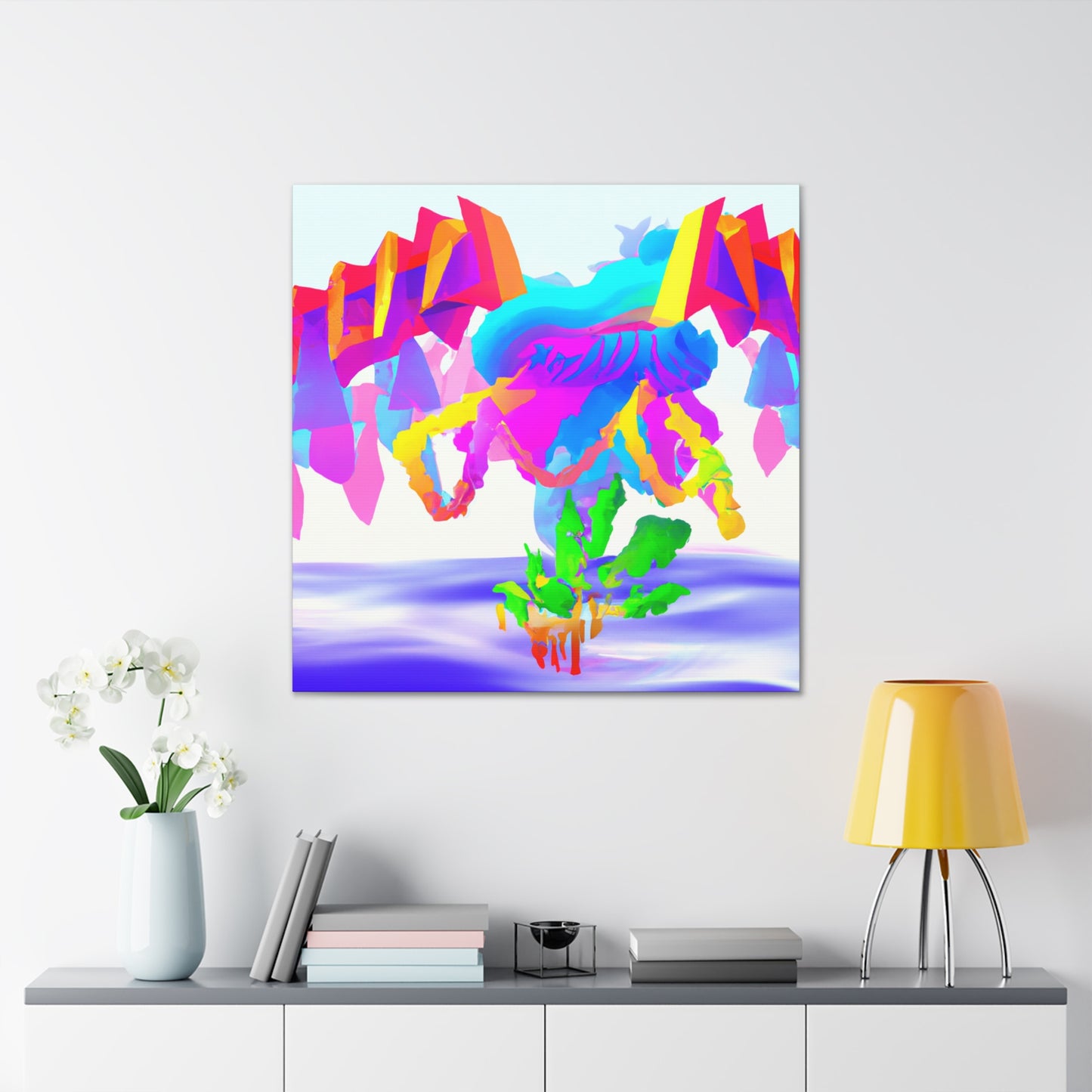 Joyous Digital Symphony - Canvas