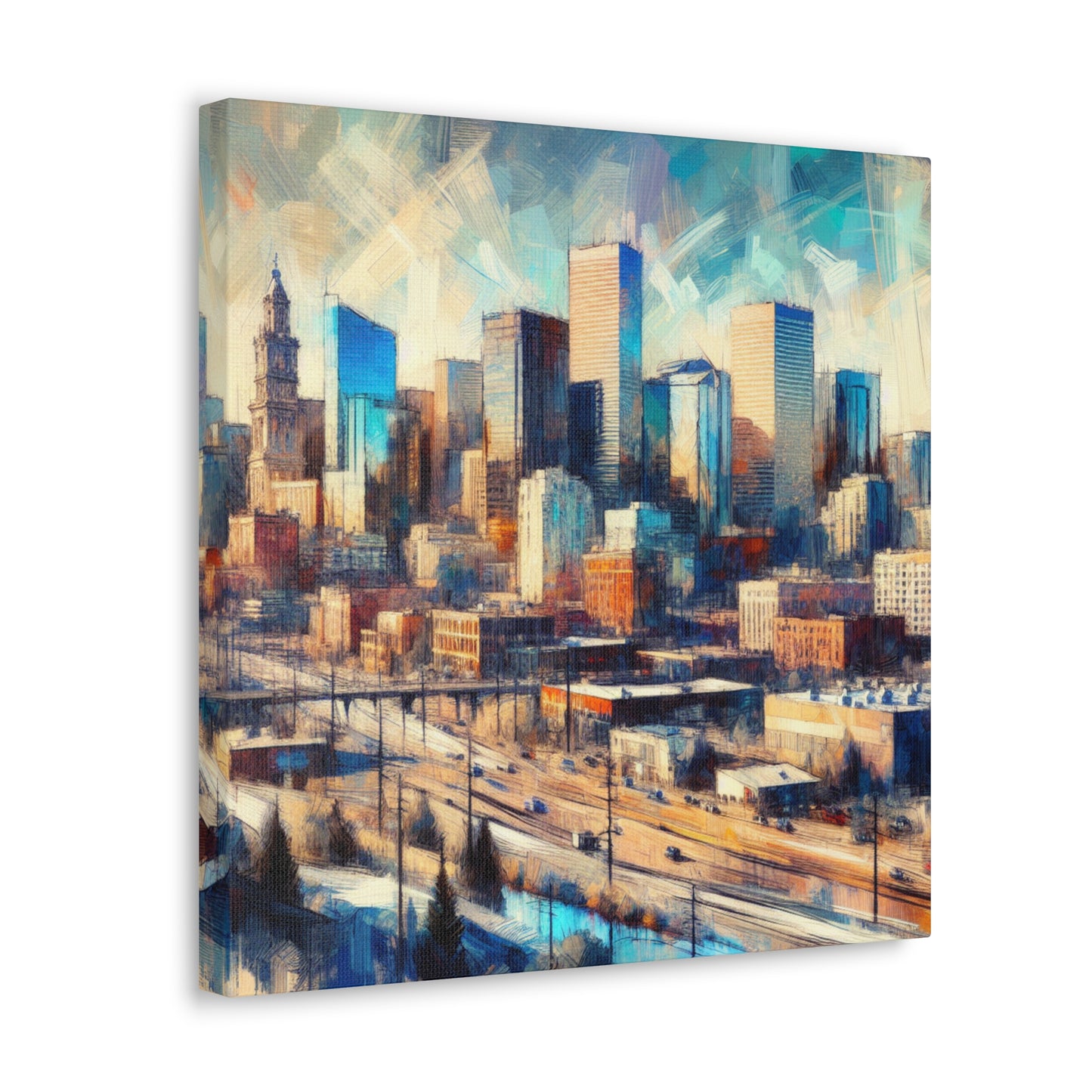 "Emerging Denver Dreamscape" - Canvas