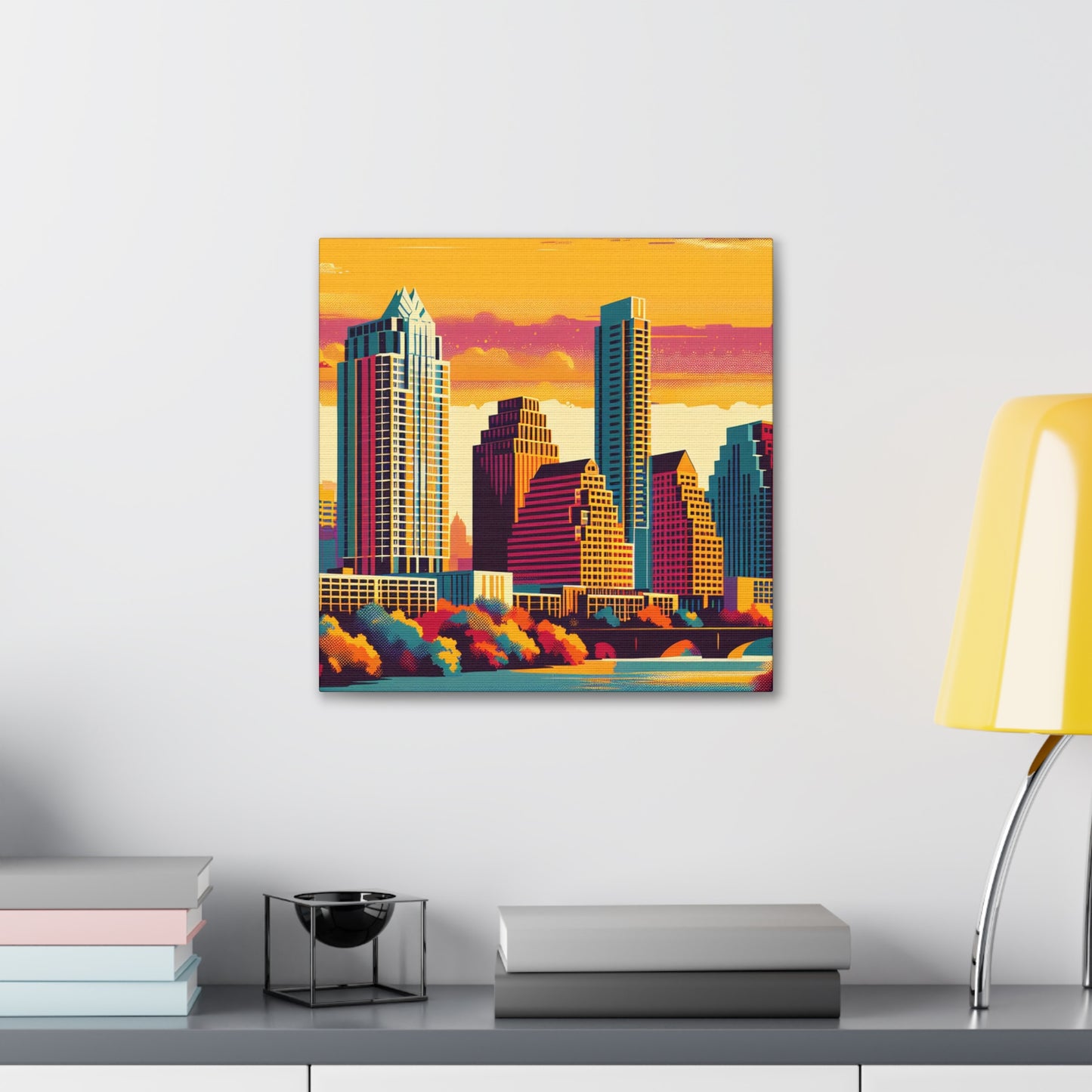 "Colorful Austin Skies" - Canvas