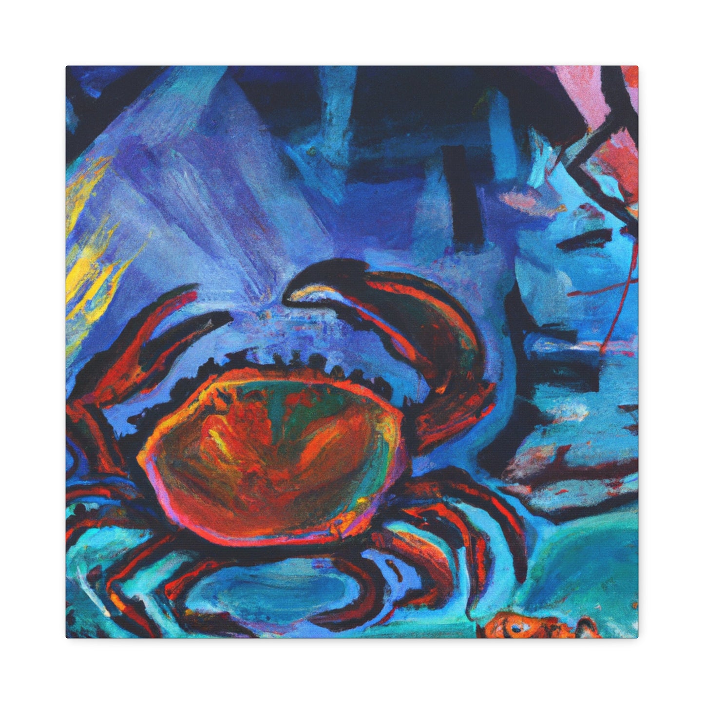 Crabby Old Harbour - Canvas