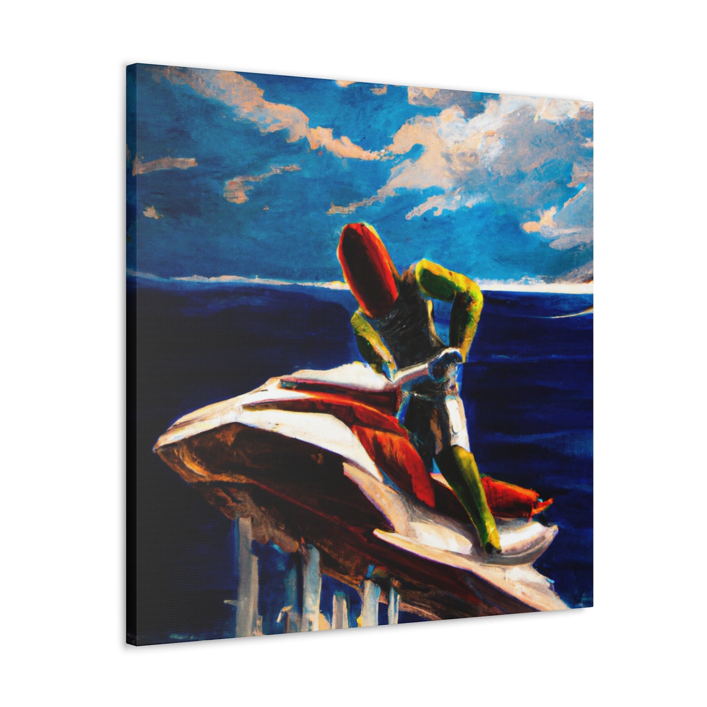 "Surreal Jet Skiing" - Canvas