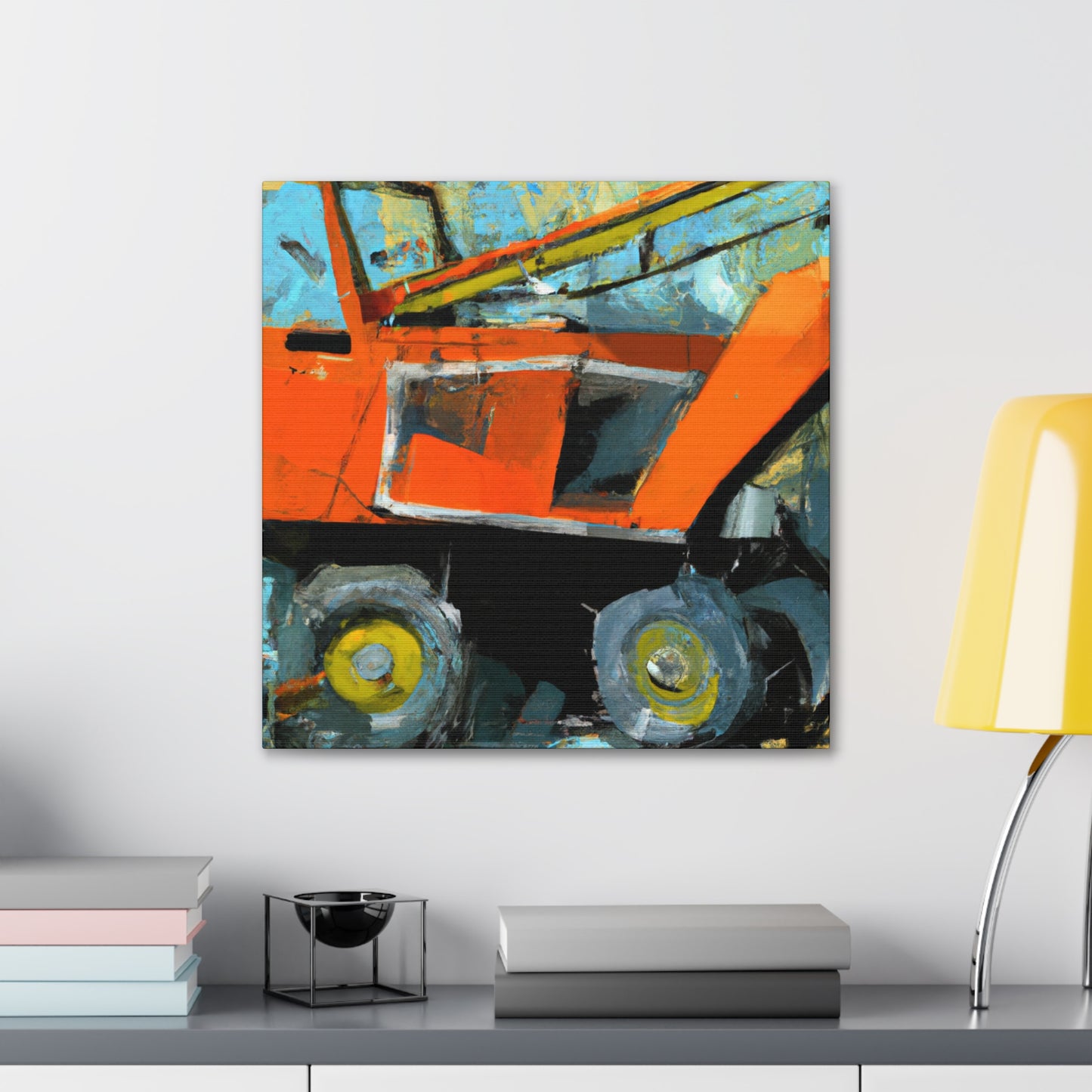 Tractor in the Sunset - Canvas