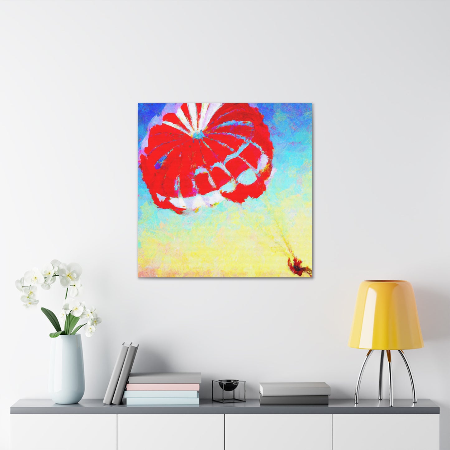 Parasailing In Impressionism - Canvas