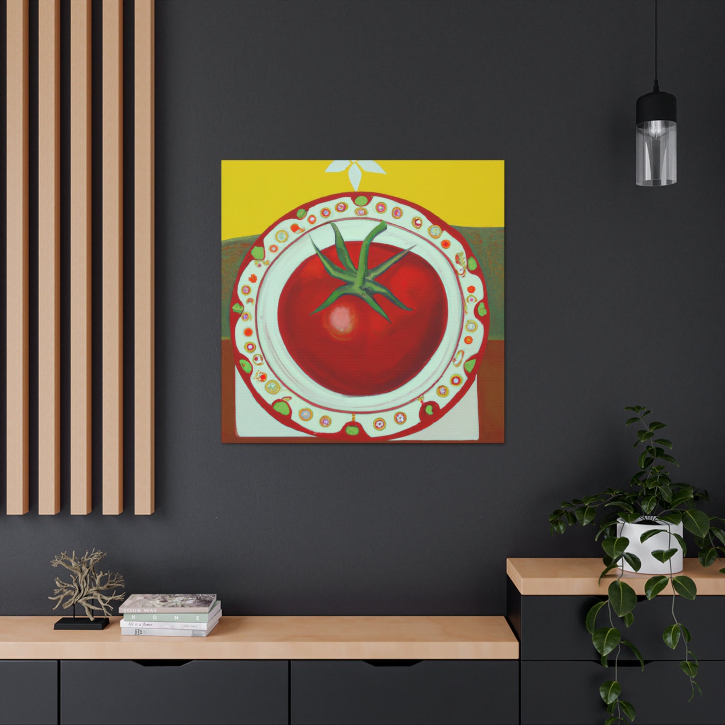 "Tomato's Sweet Bounty" - Canvas