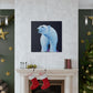 "Polar Bear in Snow" - Canvas