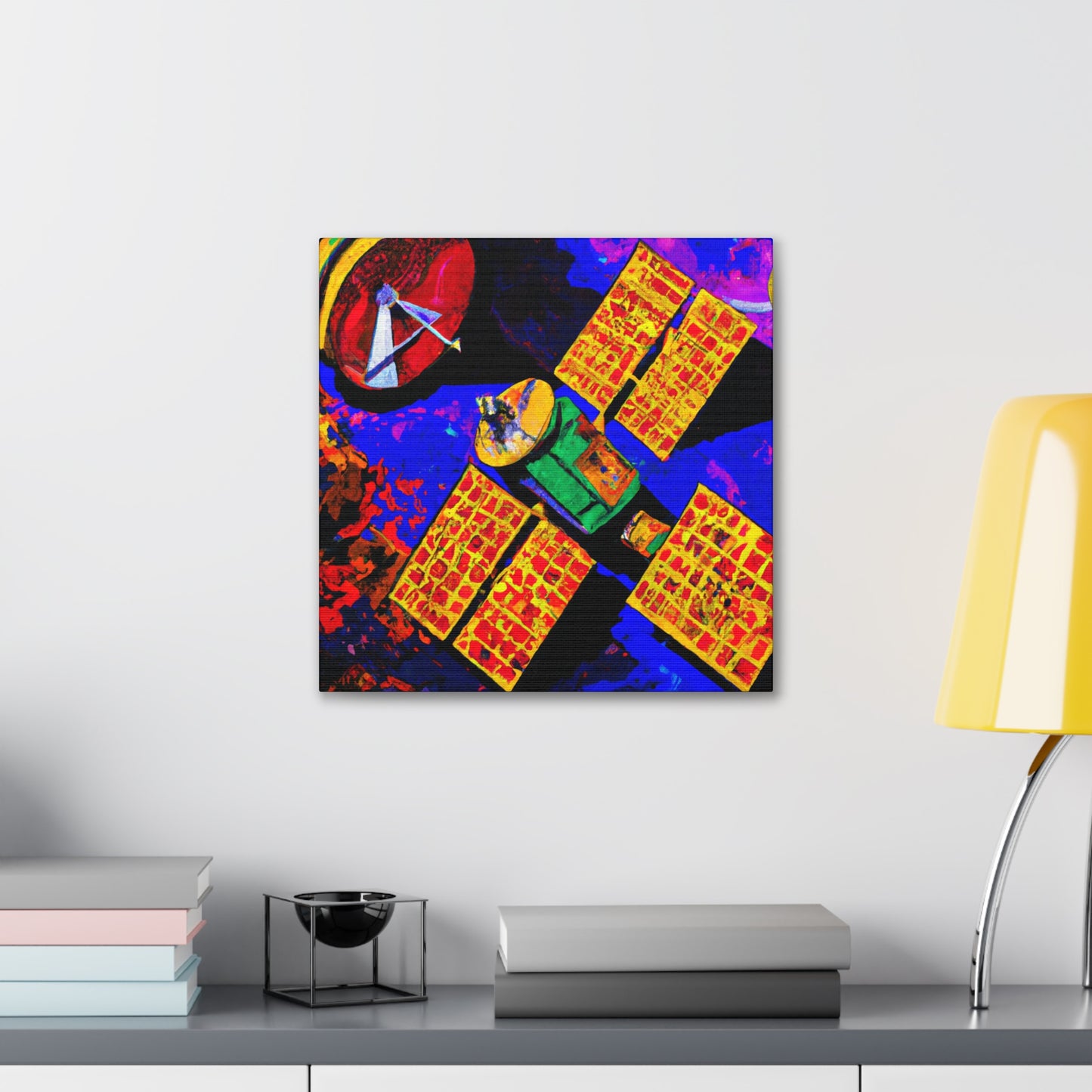 "Satellites in Fauvism" - Canvas