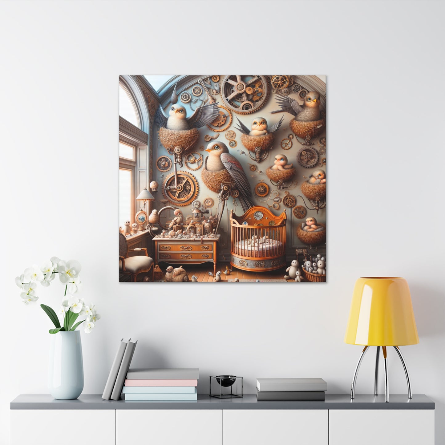 Aetherial Avian Abodes - Canvas