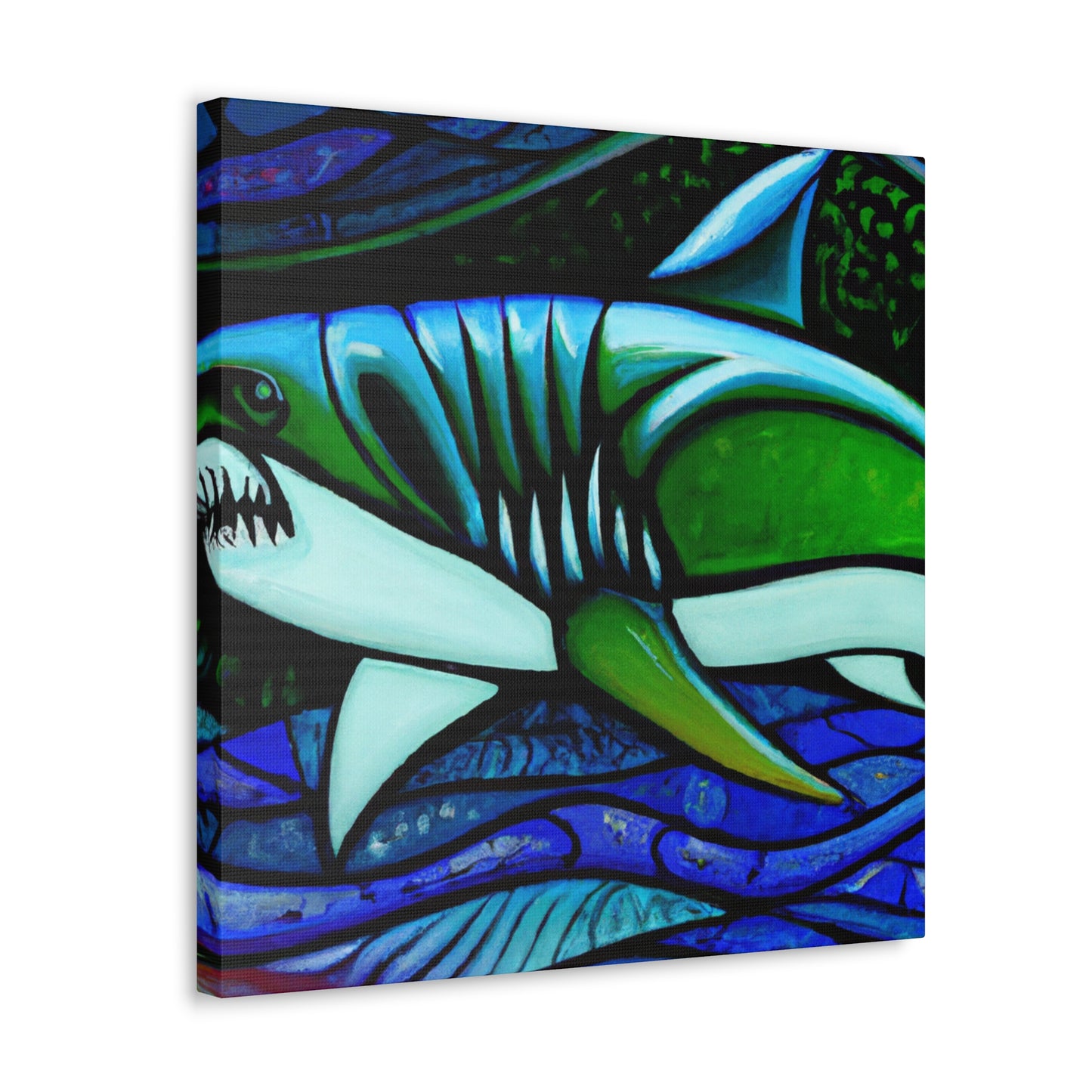 "Fearsome Shark Majesty" - Canvas