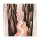 "Canyon in Art Deco" - Canvas