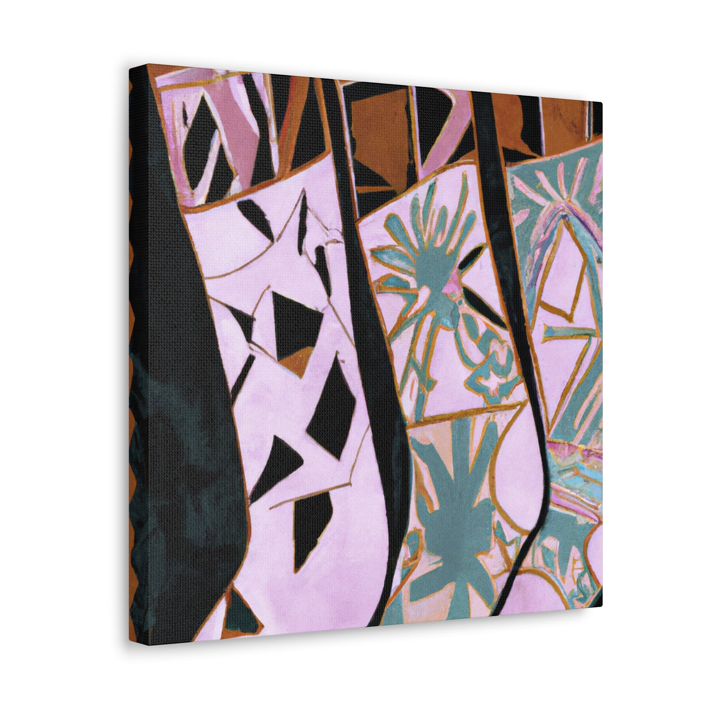 "Stocking Dreams Art Deco" - Canvas