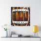 "Aging Whiskey Barrells" - Canvas