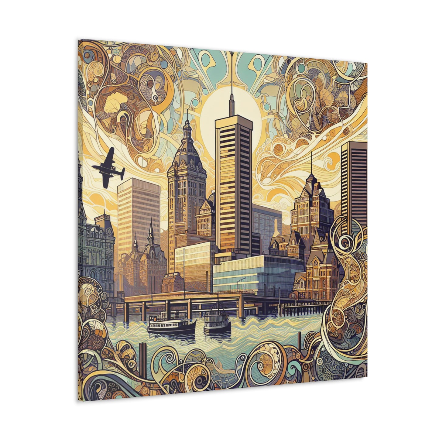 "Baltimore's Organic Elegance" - Canvas