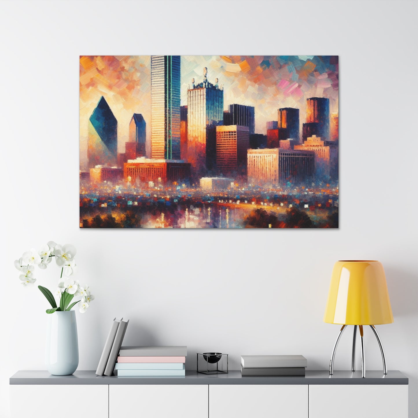 "Dallas Dreamscapes Delight" - Canvas