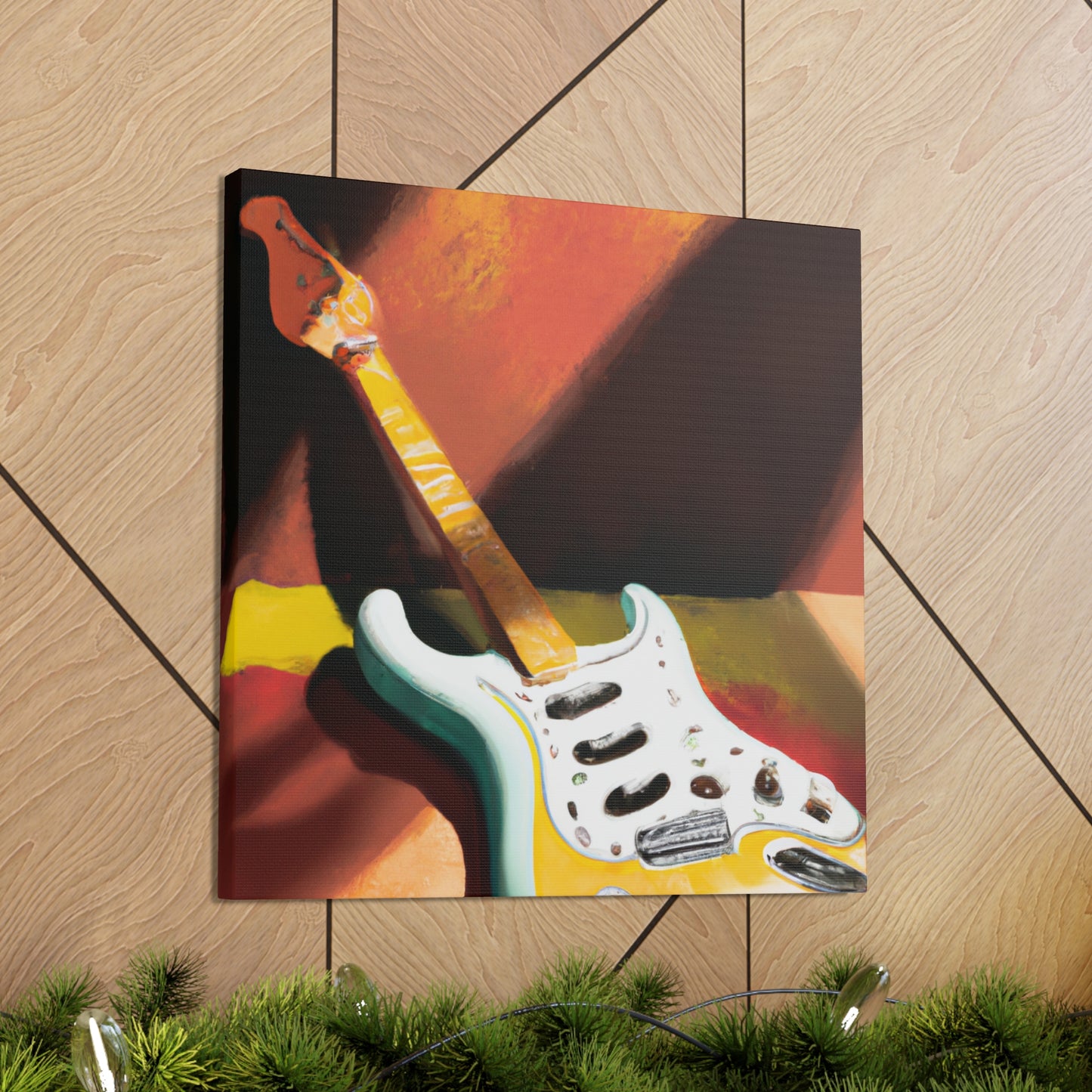 "Fender's Jazz Deco" - Canvas