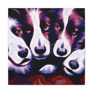 Border Collie Reflection - Canvas