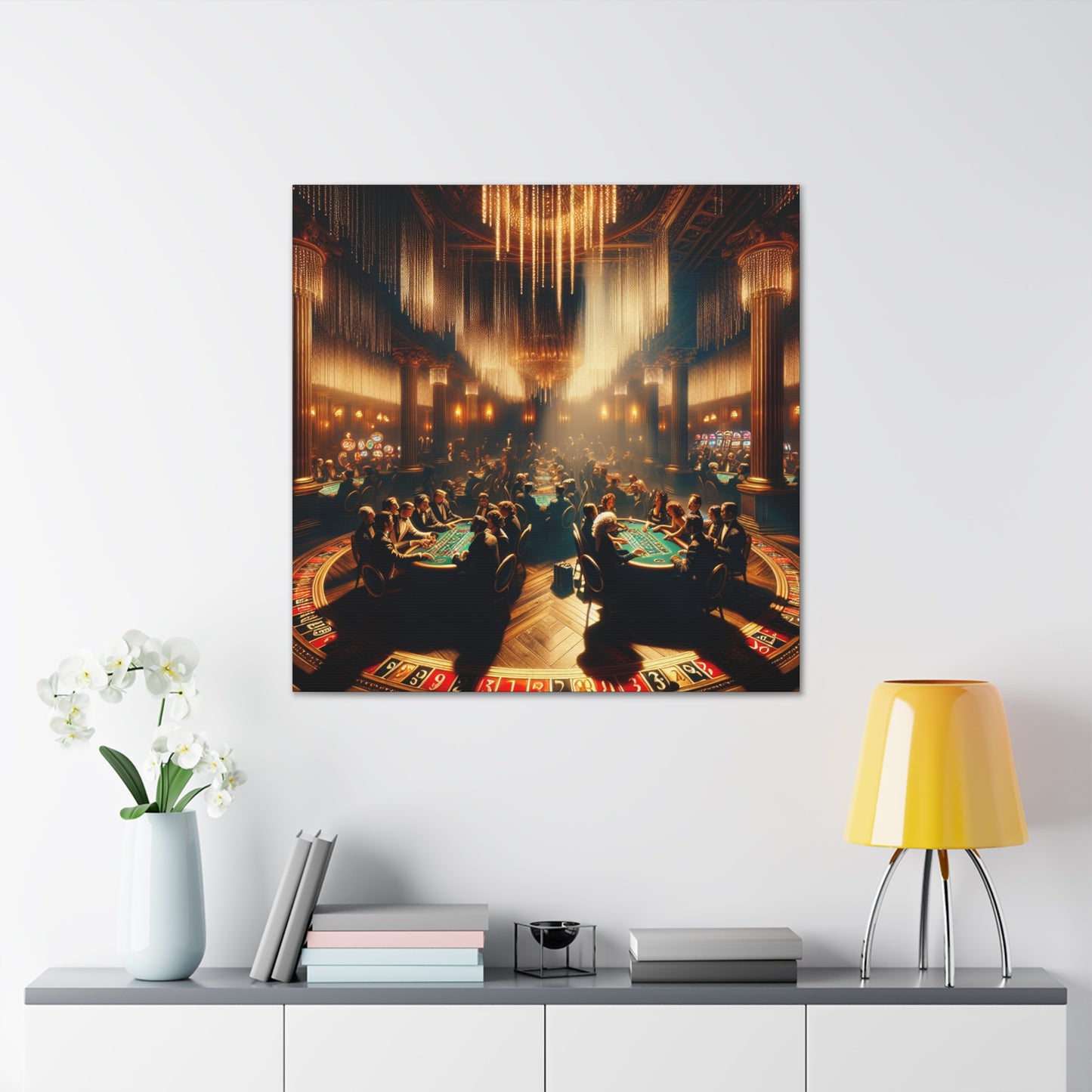 Glimmering Gamescape Mirage - Canvas