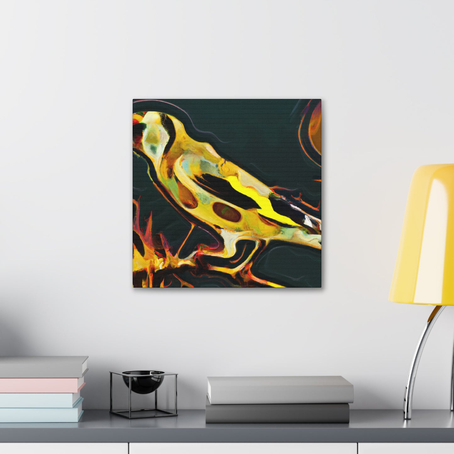 "American Goldfinch Hues" - Canvas